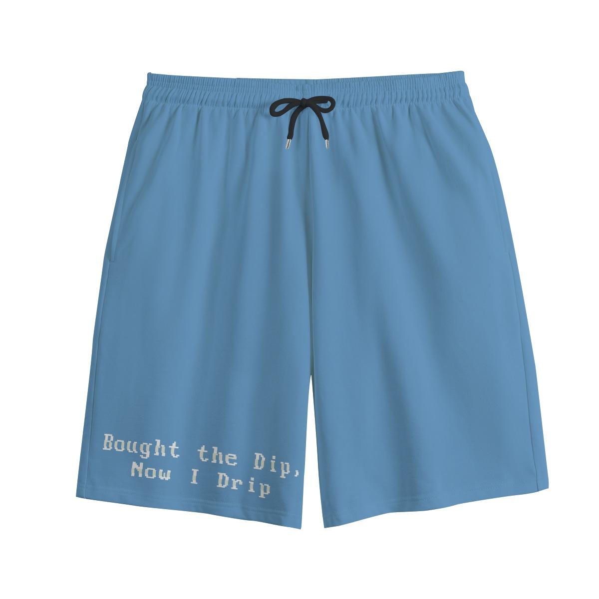 Bought the Dip, Now I Drip – Cotton Short Pant | Crypto Meme Streetwear