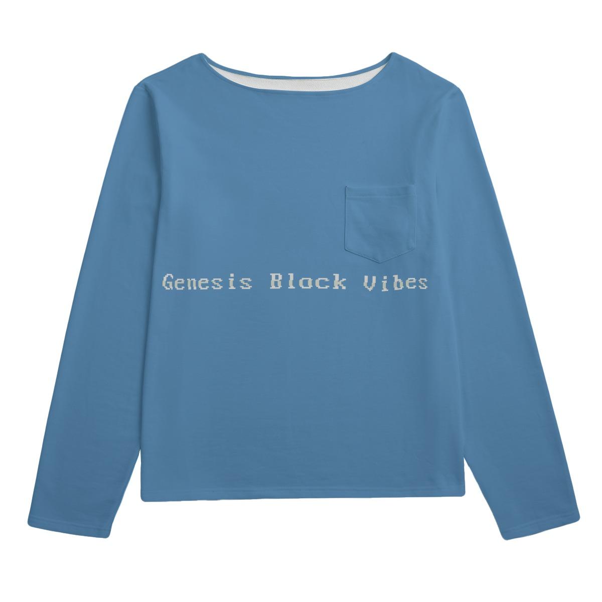 Genesis Block Vibes – Cotton Sweatshirt | Bitcoin Origin Tribute
